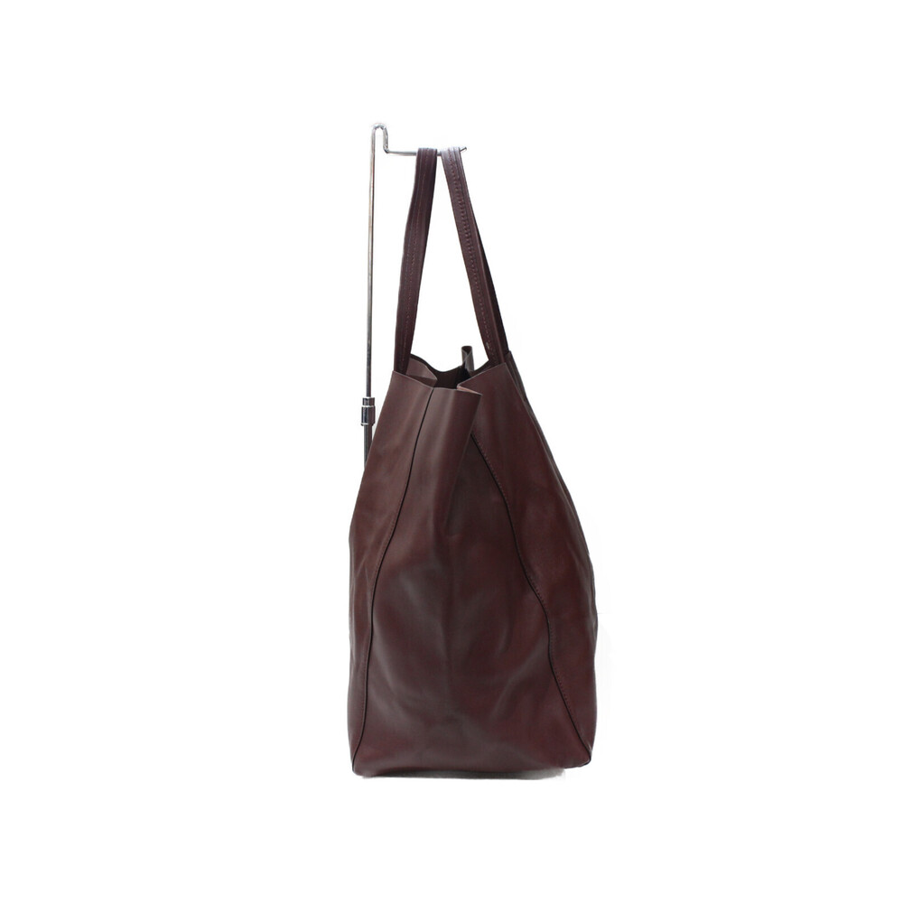 Celine Bag Bordeaux Purple Wine Cabas Red Horizontal Leather Tote